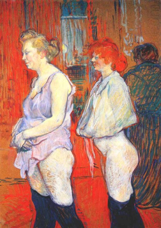 the medical inspection 1894, Henri de toulouse-lautrec